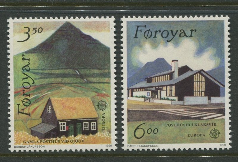 STAMP STATION PERTH Faroe Is.#205-206 Pictorial Definitive Iss.MNH 1990 CV$3.50