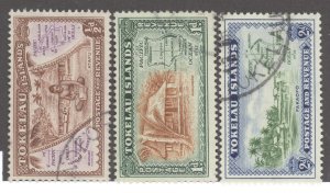 Tokelau Islands, Sc #1-3, Used, set