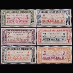 SALVADOR 1941 - Scott# C78-83 Natl.Univ. Set of 6 LH