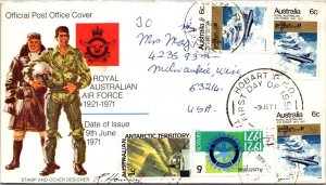 Australia FDC 1971 - Royal Australian Air Force - Hobart GPO - F64406