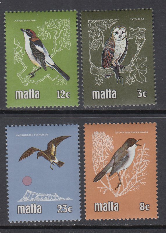 Malta 580-583 Birds MNH VF