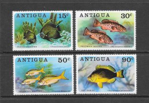 FISH - ANTIGUA #444-7   MNH