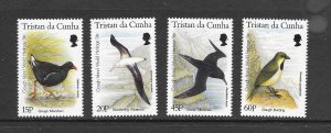 BIRDS - TRISTAN da CUNHA #574-7 MNH