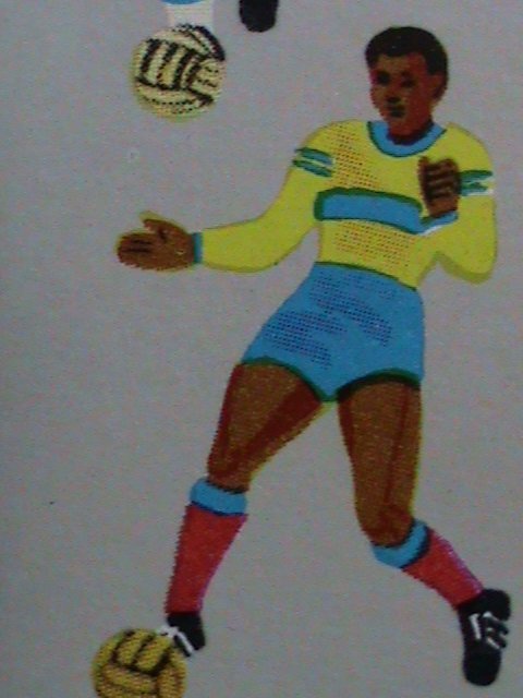 SHARJAH-1970 INTERNATIONAL EVENTS-WORLD CUP SOCCER IMPERF -MNH-S/S VERY FINE