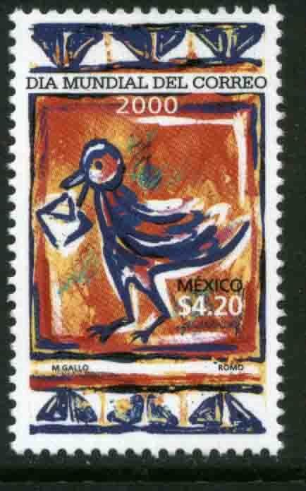 MEXICO 2208, World Post Day. MINT, NH. VF.