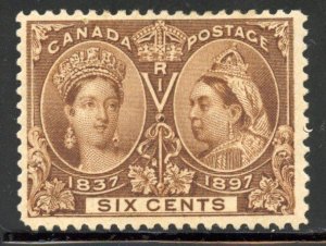 Canada # 55, Mint Hinge