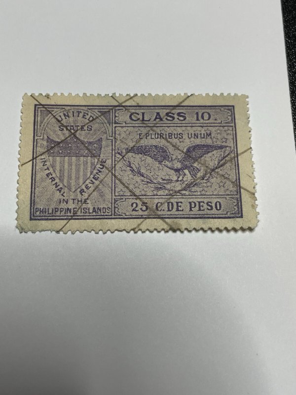 Philippines W-395 Used Revenue US Possession KSPhilatelics