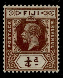 FIJI GV SG228, ¼d deep brown, M MINT.