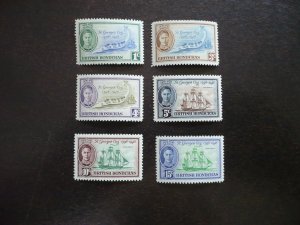 Stamps - British Honduras - Scott# 131-136 - Mint Hinged Set of 6 Stamps