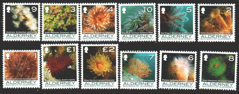 Alderney. 2006. 286-97. Corals, sea. MNH.