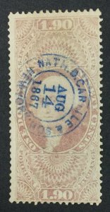 MOMEN: US STAMPS #R80c REVENUE USED LOT #71886*