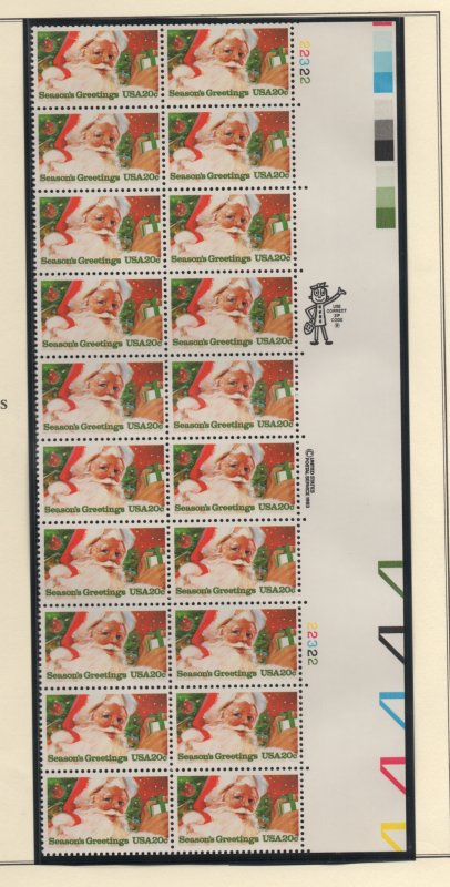 Scott # 2064 PB of 20 MNH