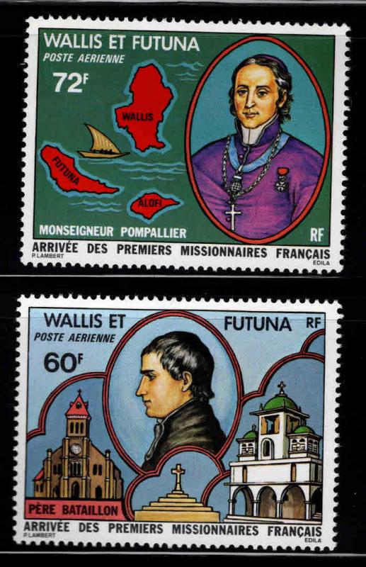 Wallis and Futuna Islands Scott C80-81 MNH** 1978 Missionary airmail set CV$40