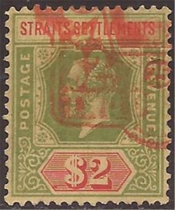 Straits Settlements - 1921 $2 King George V - Stamp - Scott #200