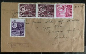 1955 Jesselton North Borneo Airmail Cover to London England