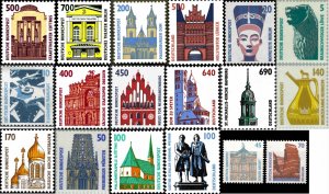 Germany 1987-1997 MNH Stamps Roll/Coil Scott 1515- Historic Sites and Objects
