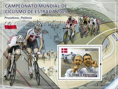 St Thomas - Track Cycling Champs Stamp S/S - ST9312b