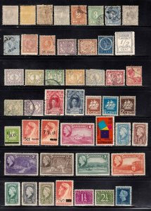 Suriname stamps x 47 classics with scarcities, m/u, SCV $72.10 - FREE SHIPPIN...