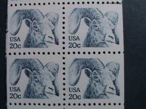 ​UNITED STATES-1982-SC# 1949a -GOAT MNH -BOOKLET PANE- 10 STAMPS- VF VERY FINE