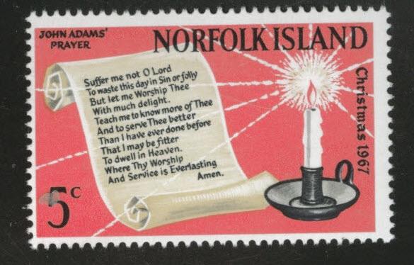 Norfolk Island Scott 115 MNH** 1967 Christmas stamp 