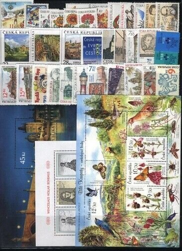 Czechoslovakia ( Ceska ) MNH Complete year set 2007 33 stamps+3 SS