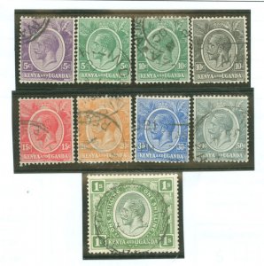 Kenya Uganda Tanganyika/Tanzania #19-22/24-27/29 Used Single