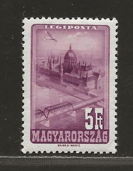 HUNGARY SC# C52   FVF/MNH