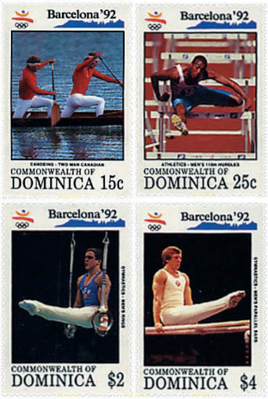 257988 MNH DOMINICA 1992 25 JUEGOS OLIMPICOS VERANO BARCELONA 1992
