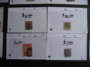 Old WESTERN EUROPE better stamps on sales cards,nice sized group check them out!