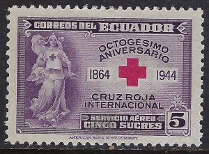 Ecuador C133MNH RED CROSS R447