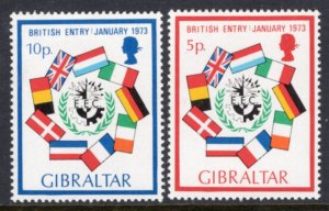 Gibraltar 294-295 MNH VF