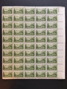 1951 sheet - Nevada Centennial Sc# 999