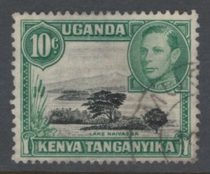 Kenya, Uganda & Tanganyika 1949 King George VI 10c Scott # 70 Used