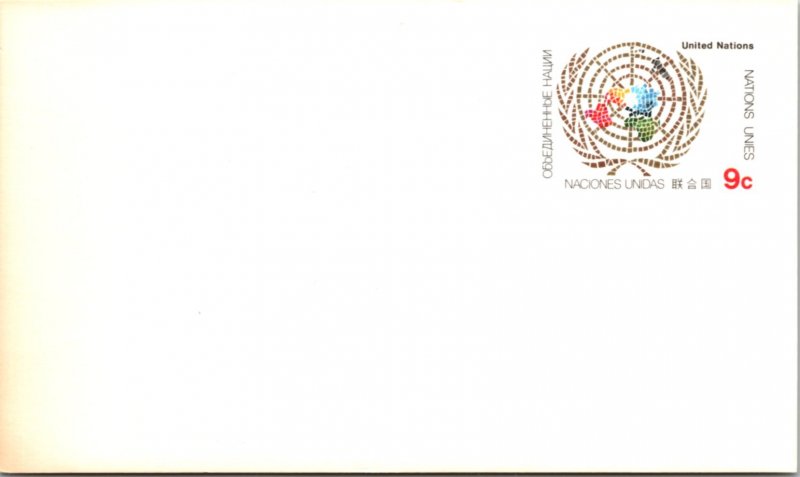 United Nations, New York, Government Postal Card