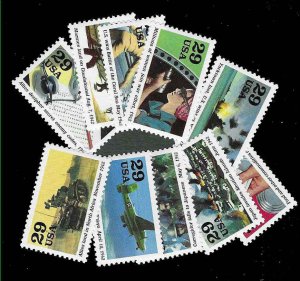 PCBstamps   US #2697 Sgls $2.90(10X29c) World War II, MNH, (6)