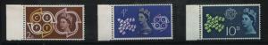 Great Britain  382-384 MNH