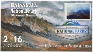 2016, National Parks, Centennial, Haleakala, Digital Color Postmark, 16-155