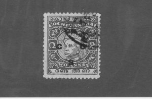 INDIA COCHIN ANGHAL 094 USED BIN $0.50