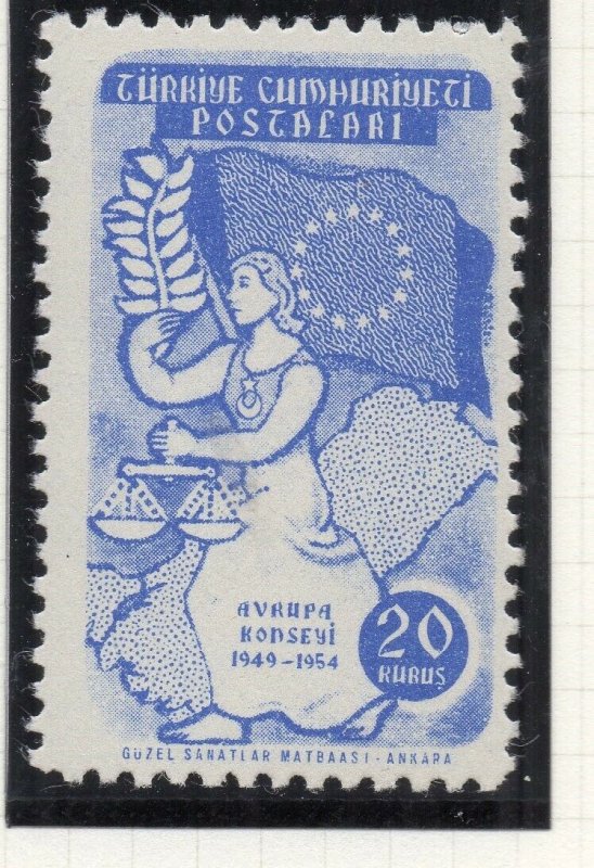 Turkey 1954 Early Issue Fine Mint Hinged 20k. NW-18199