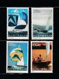 Australia 816-819 Set MNH Boats (E)