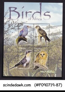 LESOTHO - 2004 BIRDS OF AFRICA / OWL - MIN. SHEET MNH