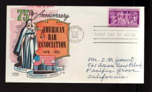 U.S. 1022 FDC Fluegel!