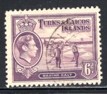 Turks & Caicos #85,  Used,  VF,  CV $3.25   ....   6610049