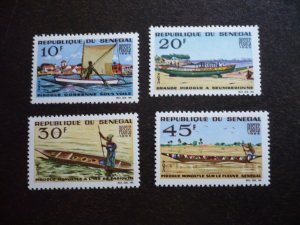 Stamps - Senegal - Scott# 253-256 - Mint Hinged Set of 4 Stamps