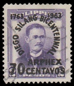 PHILIPPINES 1963. SCOTT # 877. USED. # 5