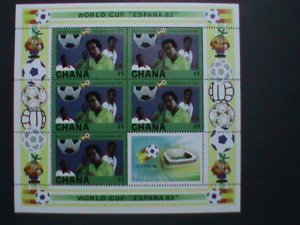 GHANA-1982-SC#808 WORLD CUP SOCCER-ESPANA'82   MNH FULL SHEET- VERY FINE