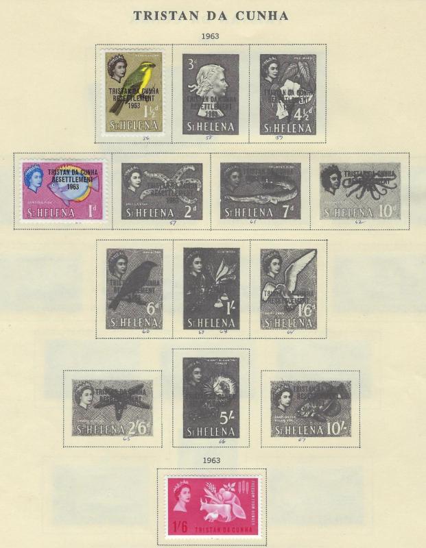 VEGAS 1964-65 Tristan Da Cunha As Shown See Scans For 2 Pages (CP27)