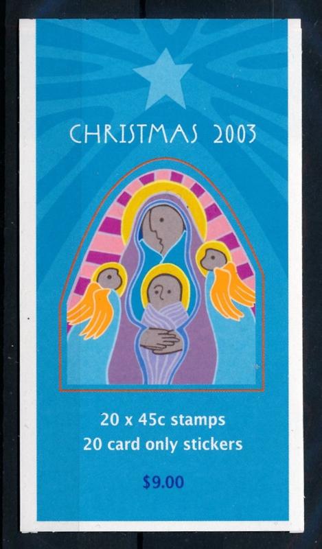 [74397] Australia 2003 Booklet Christmas Self Adh. MNH