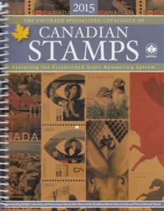 Unitrade 2015 Canada & Provinces Specialized Catalogue, gently used