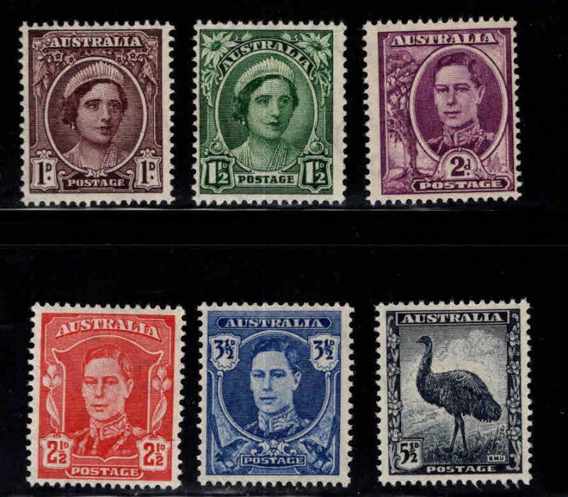 Australia Scott 191-196 MH* set